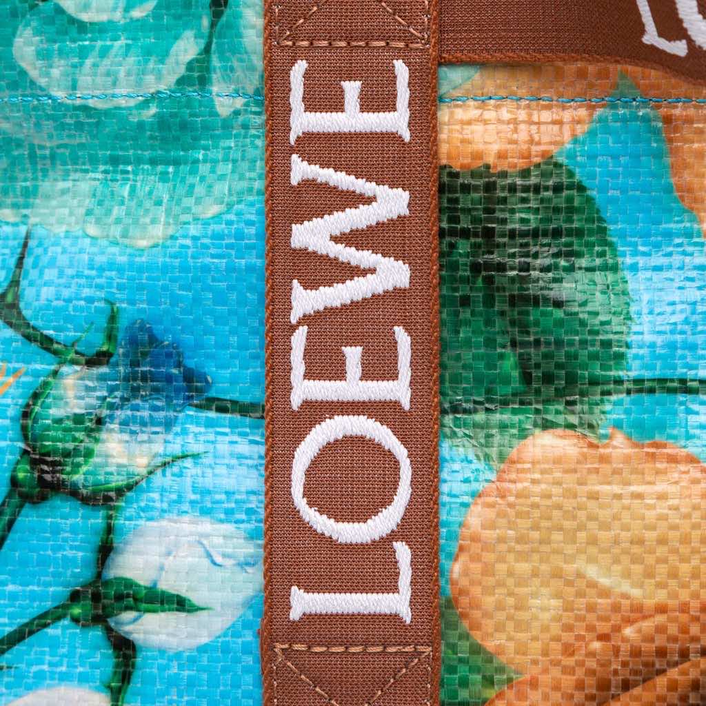 Loewe Paulas Ibiza Printed Coated Canvas Fold Shopper Tote - Image 10