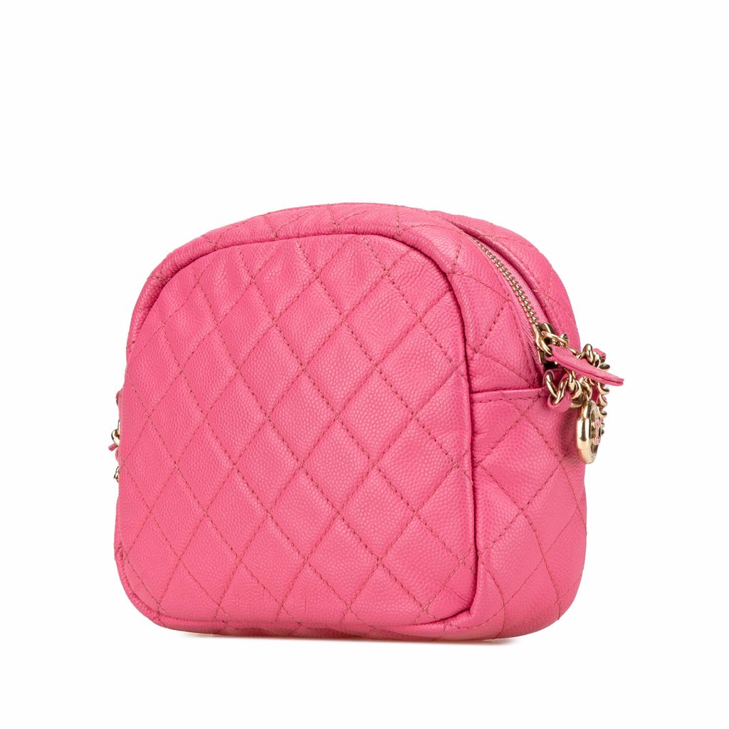 Chanel Quilted Caviar CC Day Camera Bag - 2