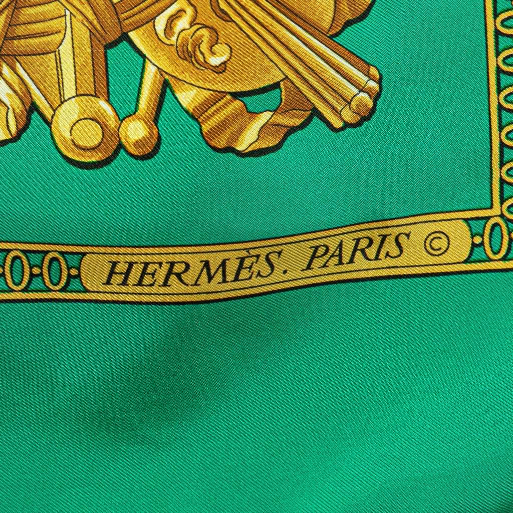 Hermès Foulard Sesame Silk Scarf - Back view