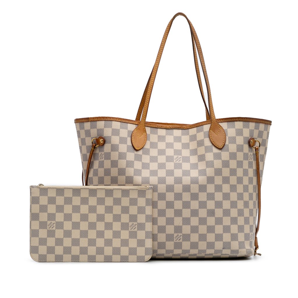 Louis Vuitton Damier Azur Neverfull MM - Image 13