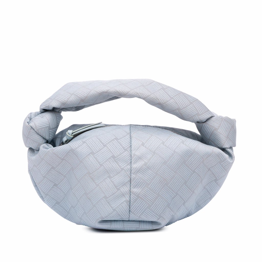 Bottega Veneta Mini Jacquard Intrecciato Double Knot Handbag