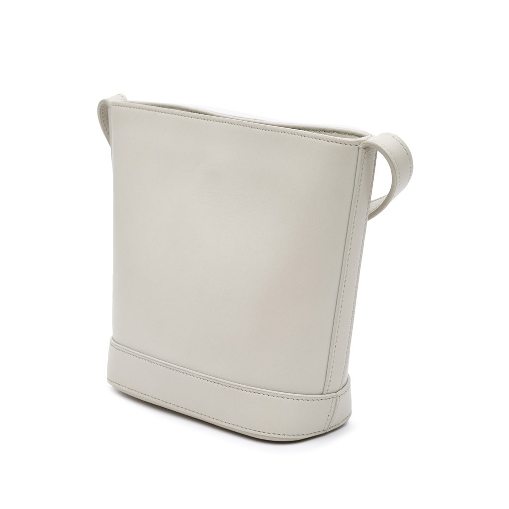 Celine Small Smooth Calfskin Cuir Triomphe Bucket Bag - Back view