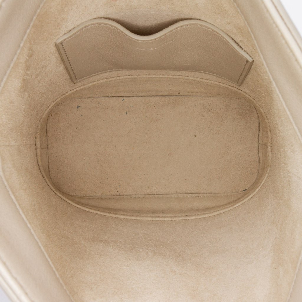 Celine Small Smooth Calfskin Cuir Triomphe Bucket Bag - 4