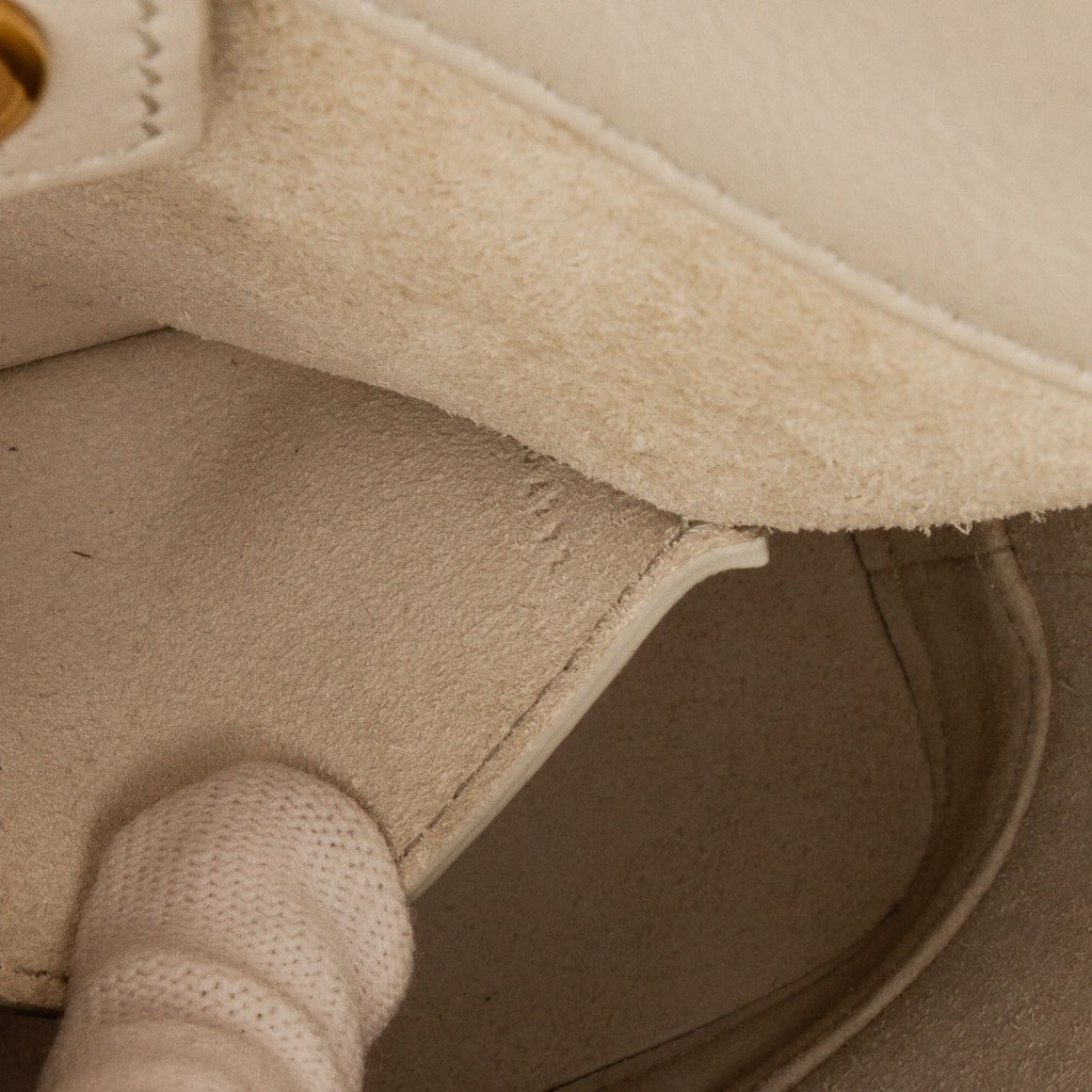 Celine Small Smooth Calfskin Cuir Triomphe Bucket Bag - Side view