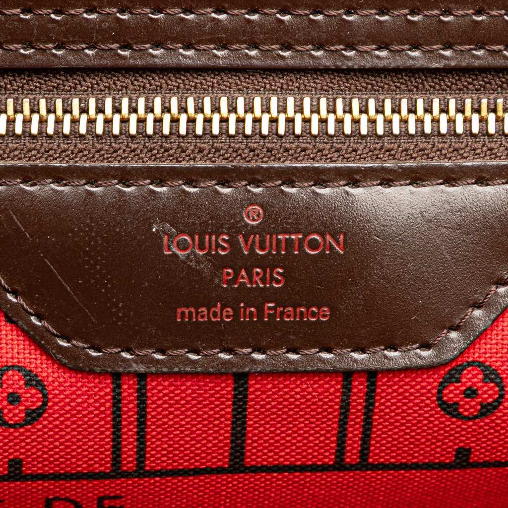 Louis Vuitton Damier Ebene Neverfull MM - Side view