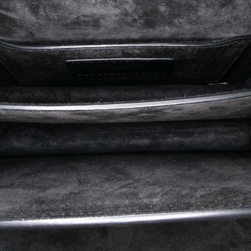 Saint Laurent Small Metallic Striped Canvas Monogram Sunset Crossbody - 4