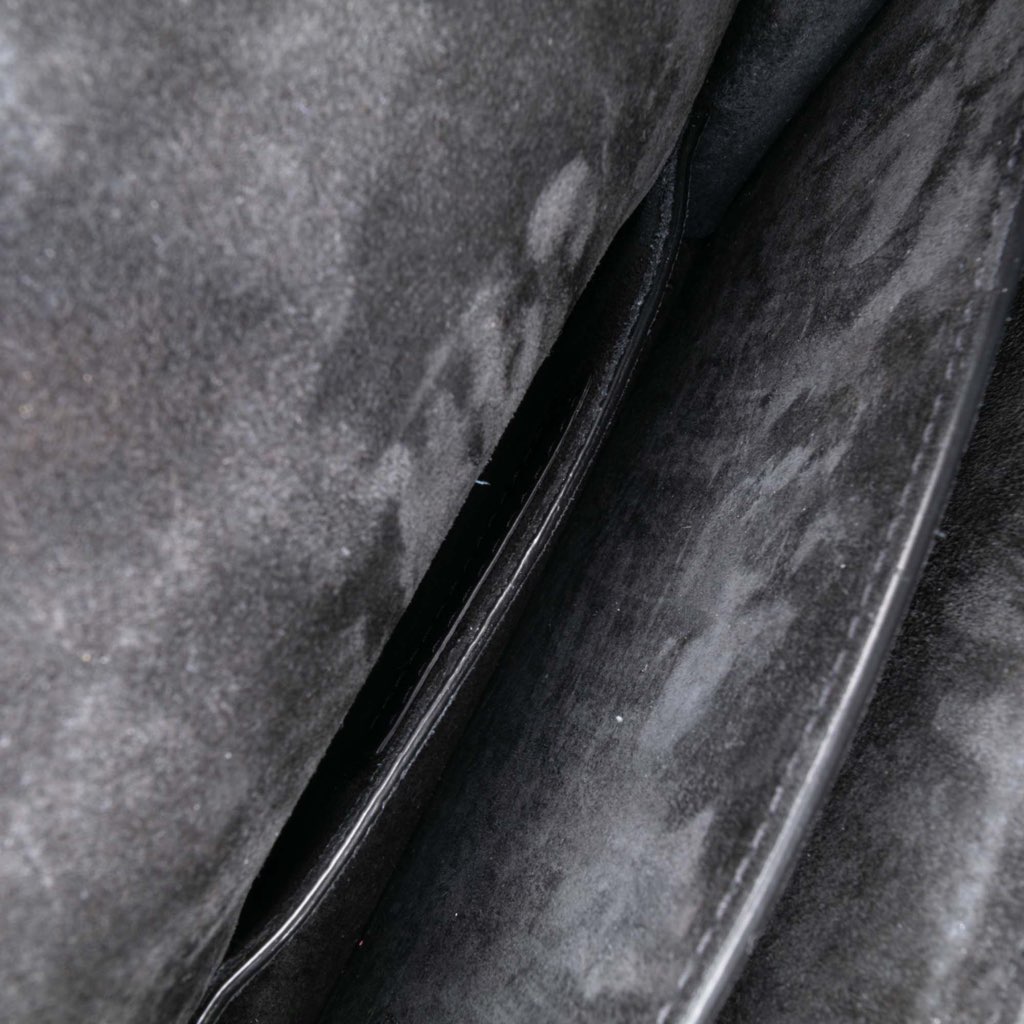 Saint Laurent Small Metallic Striped Canvas Monogram Sunset Crossbody - Detail 1