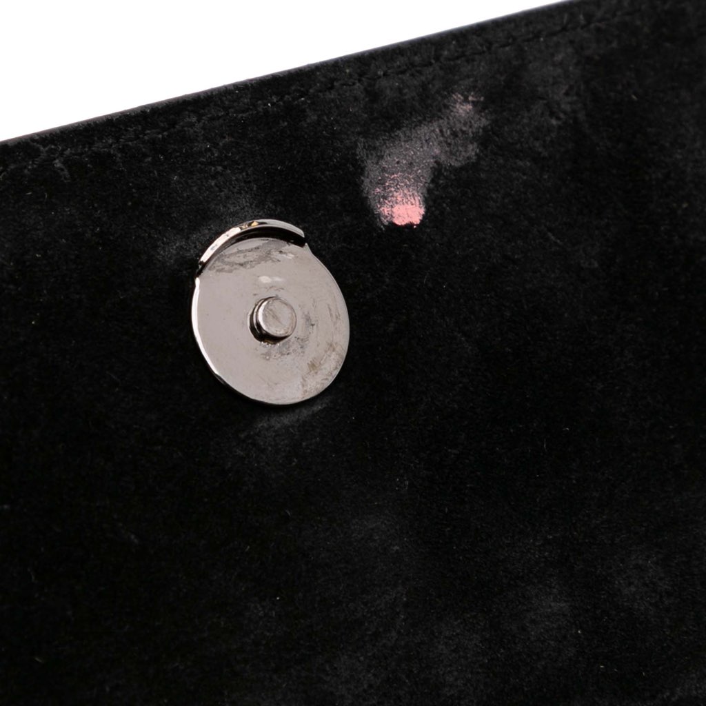 Saint Laurent Small Metallic Striped Canvas Monogram Sunset Crossbody - Image 12