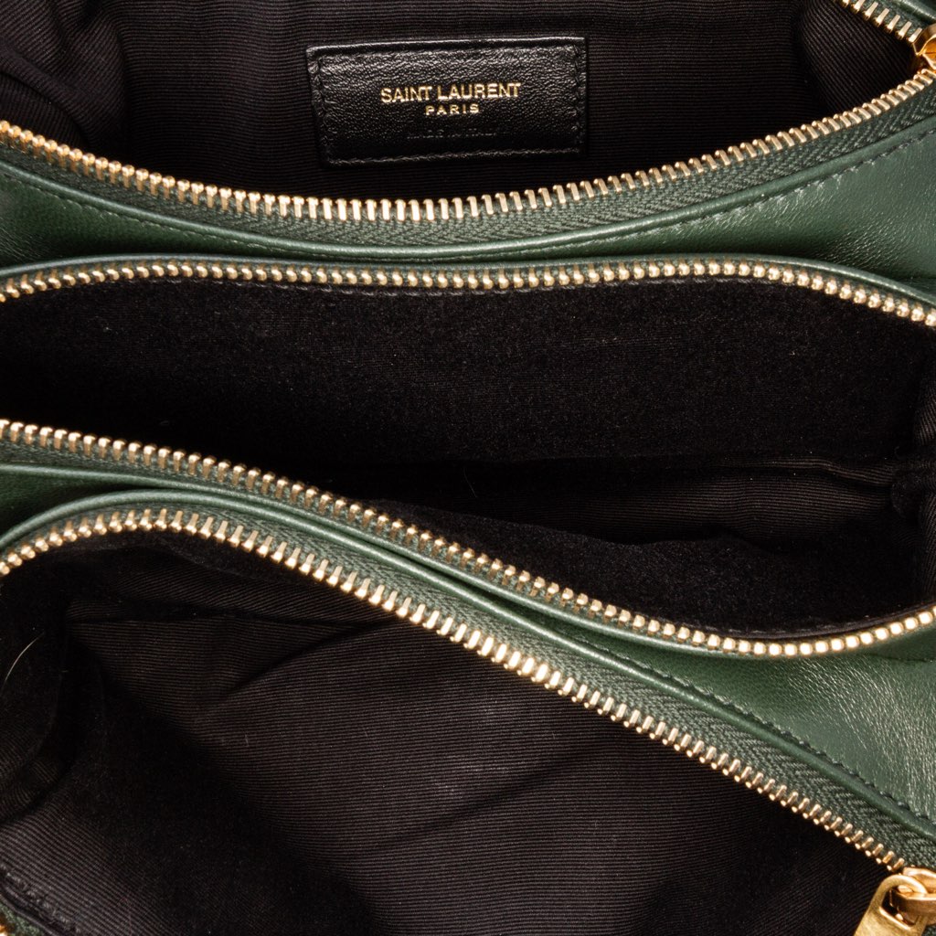 Saint Laurent Diamond Quilted Lambskin Angie Chain Bag - 4