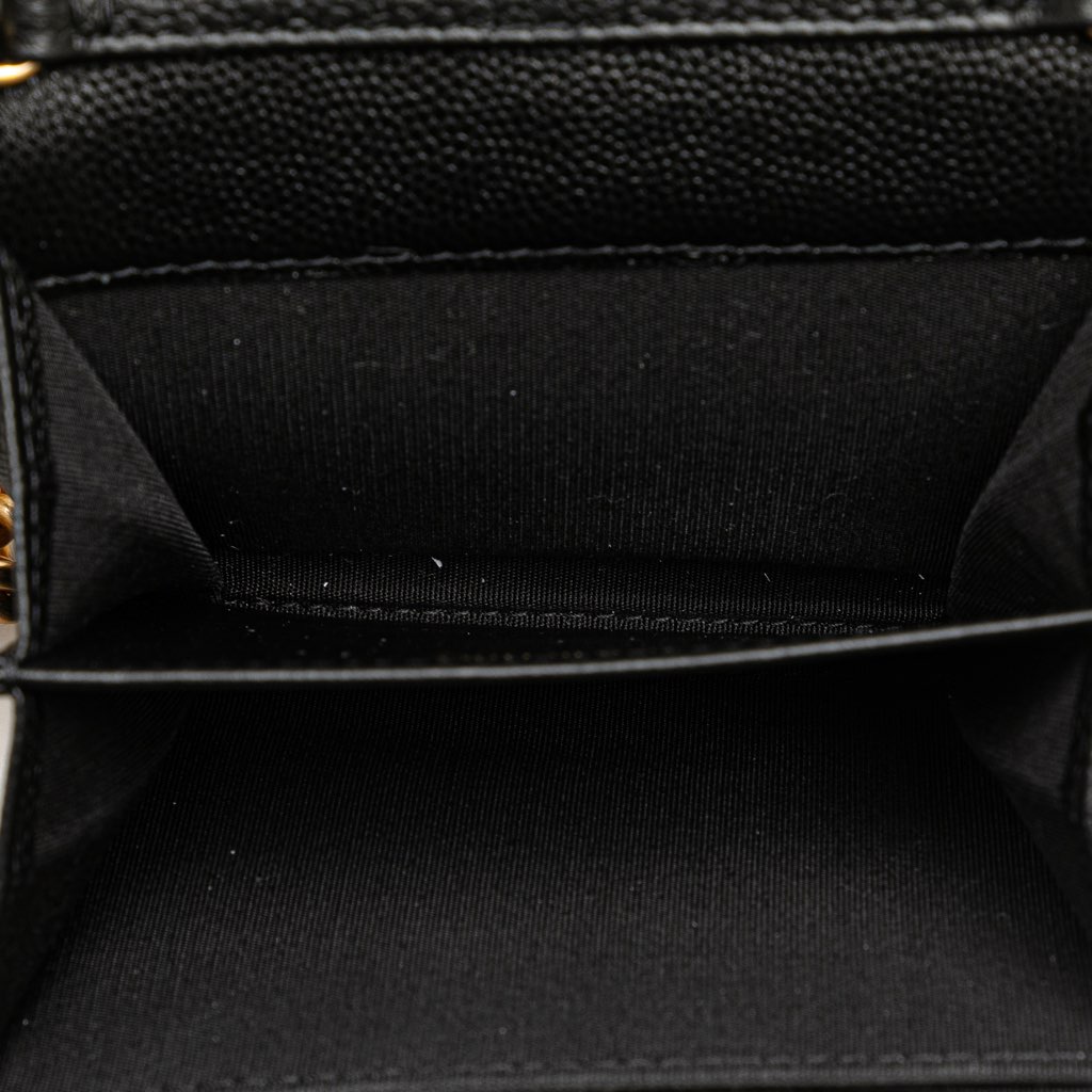 Chanel Quilted Caviar Boy Card Holder with Chain - 4