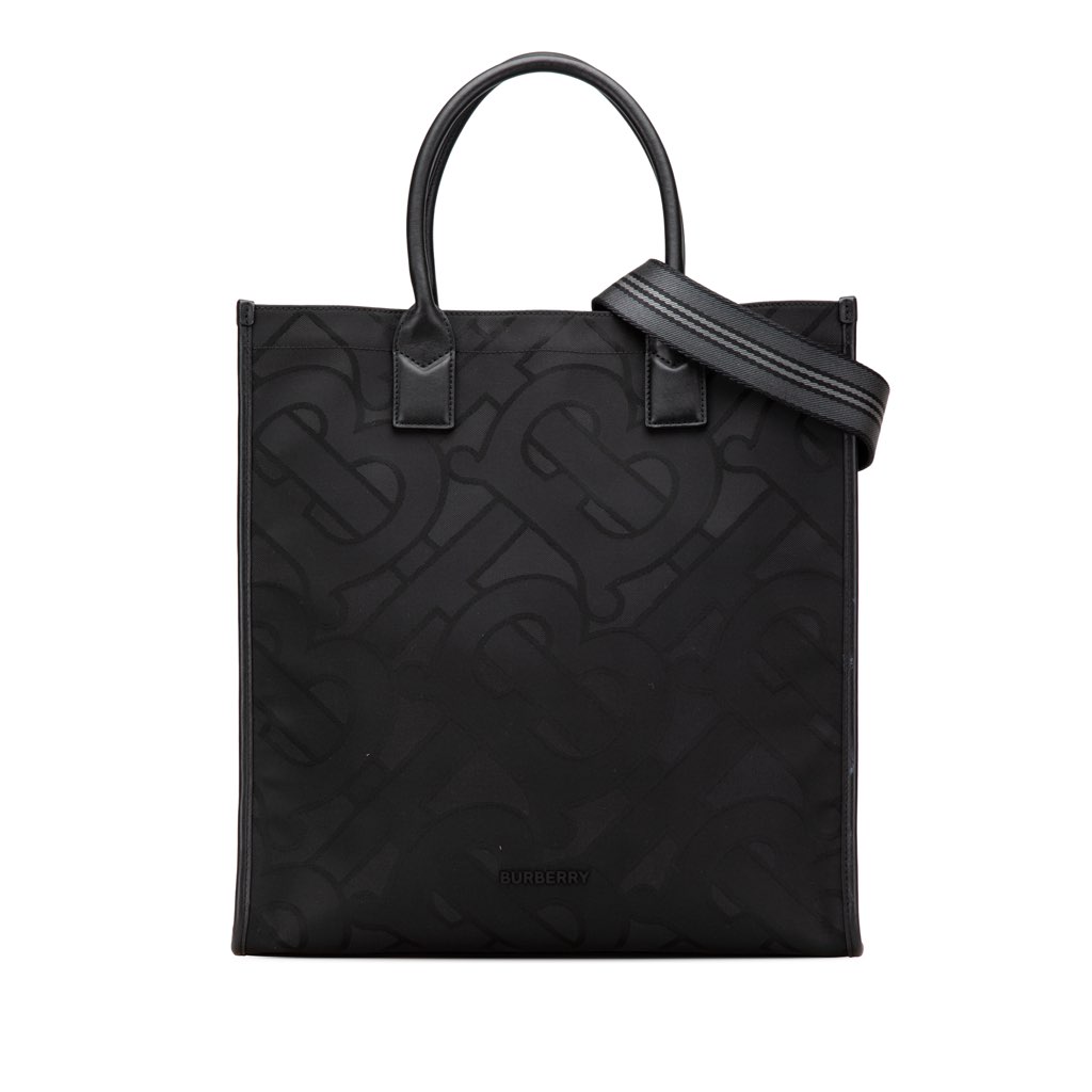 Burberry TB Monogram Canvas Tote