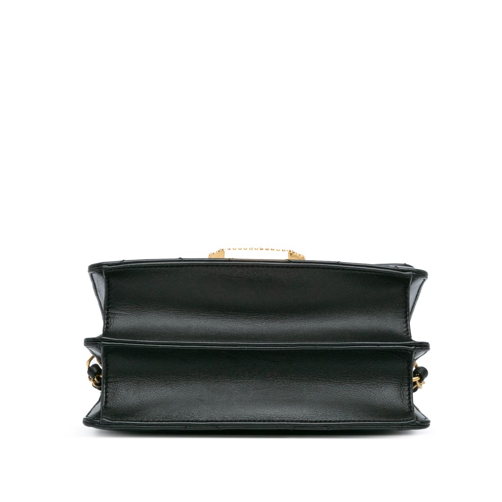 Chanel Quilted Lambskin Octagonal Buckle Crossbody - 3