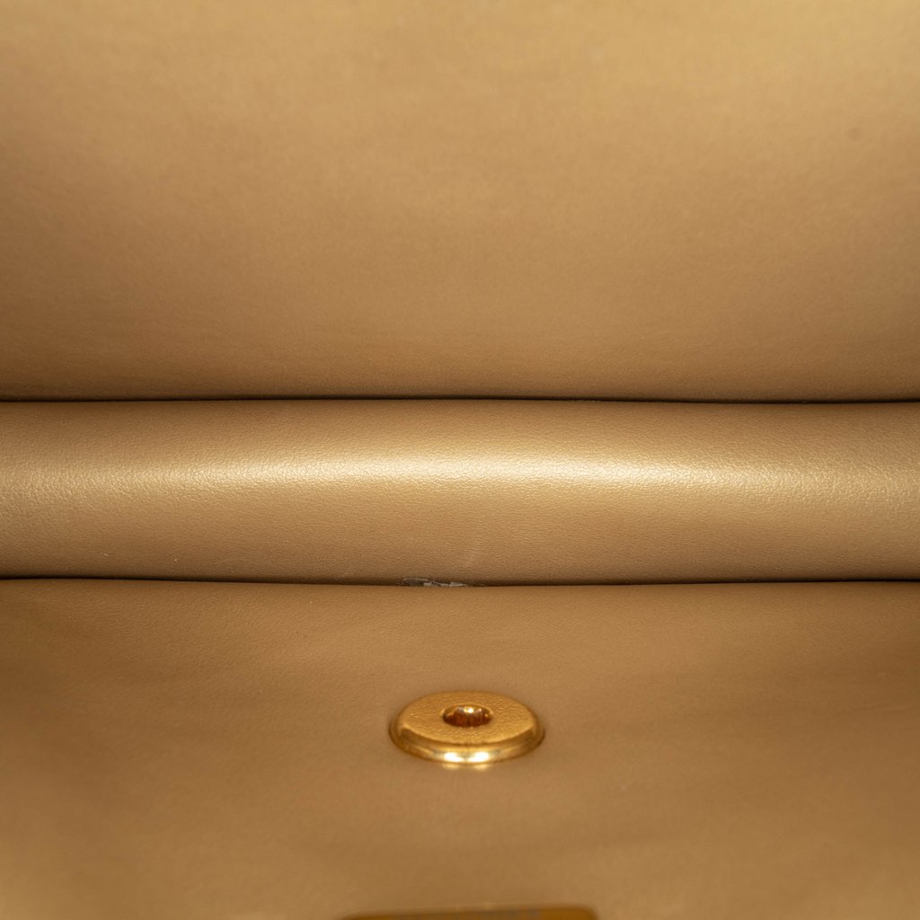 Chanel Quilted Lambskin Octagonal Buckle Crossbody - 5