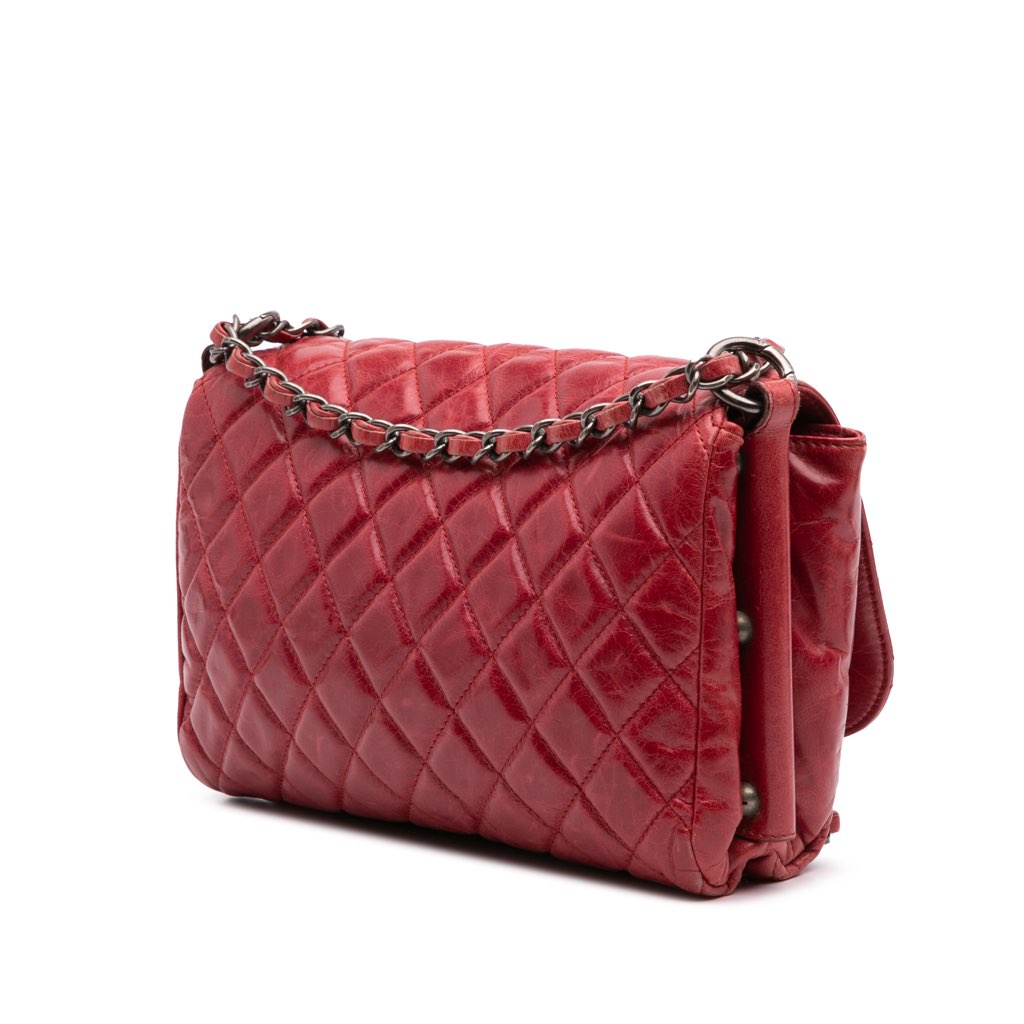 Chanel Quilted Glazed Calfskin Soft Boy Flap - 2