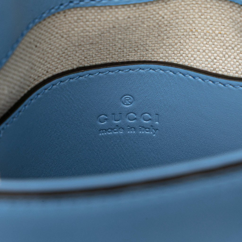 Gucci Mini Calfskin Bamboo Top Handle Bag - Side view