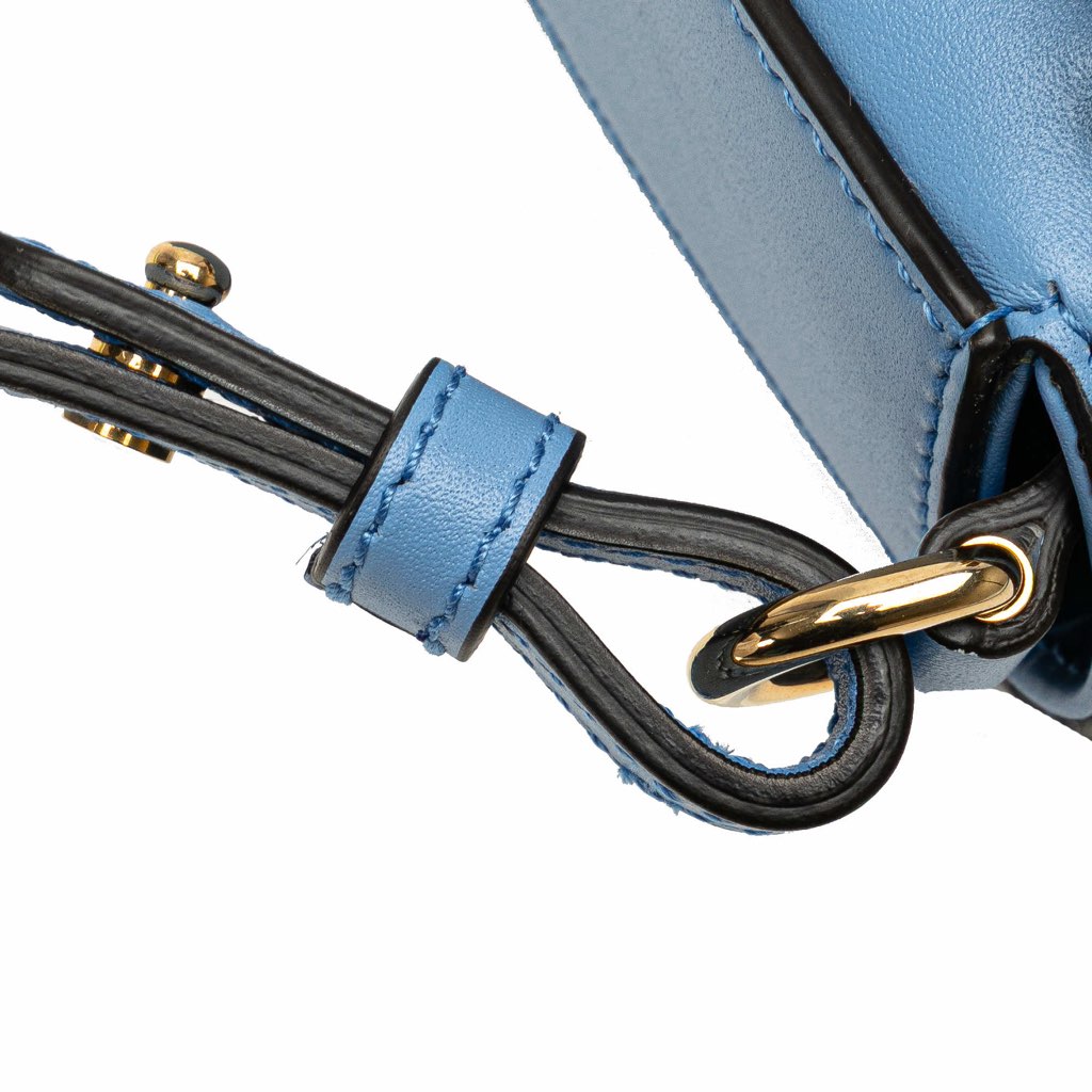 Gucci Mini Calfskin Bamboo Top Handle Bag - Image 11