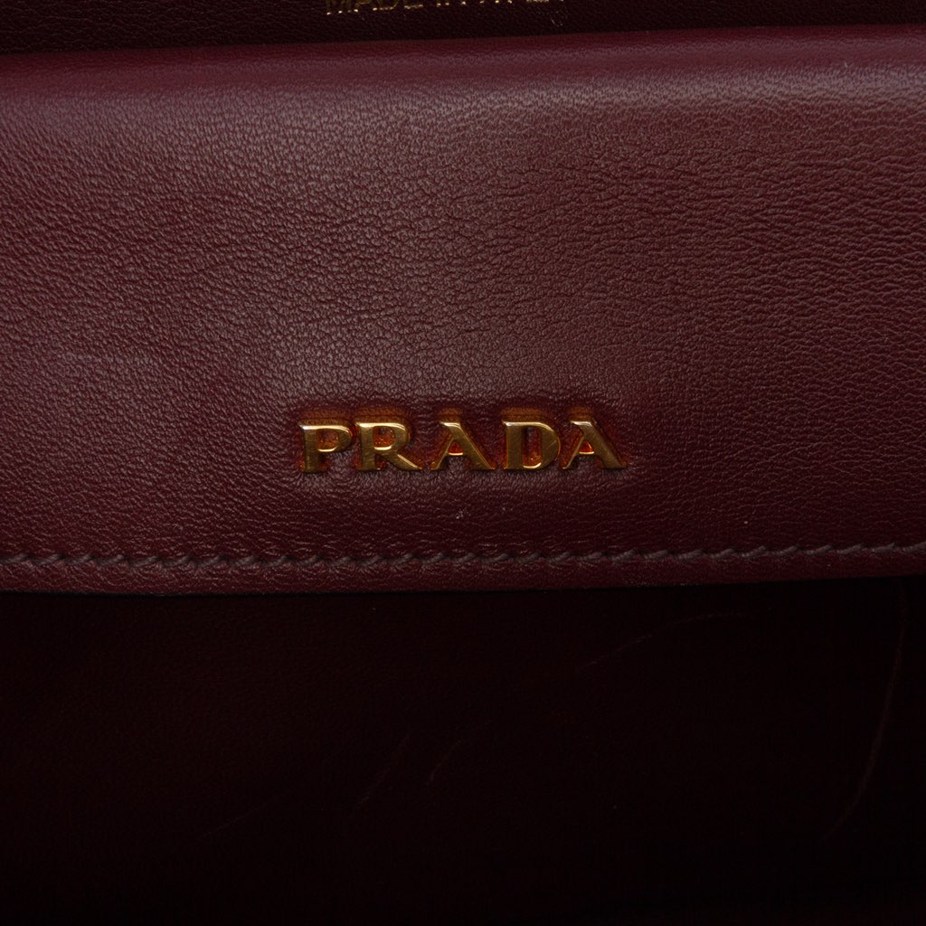 Prada City Calf Colorblock Bibliotheque Crossbody - Detail 2