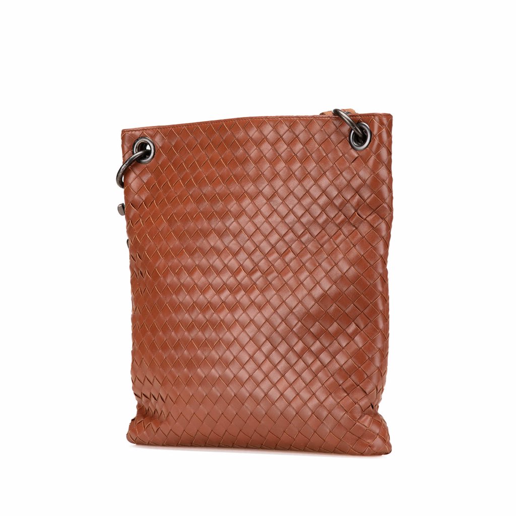Bottega Veneta Leather Intrecciato Crossbody - 2