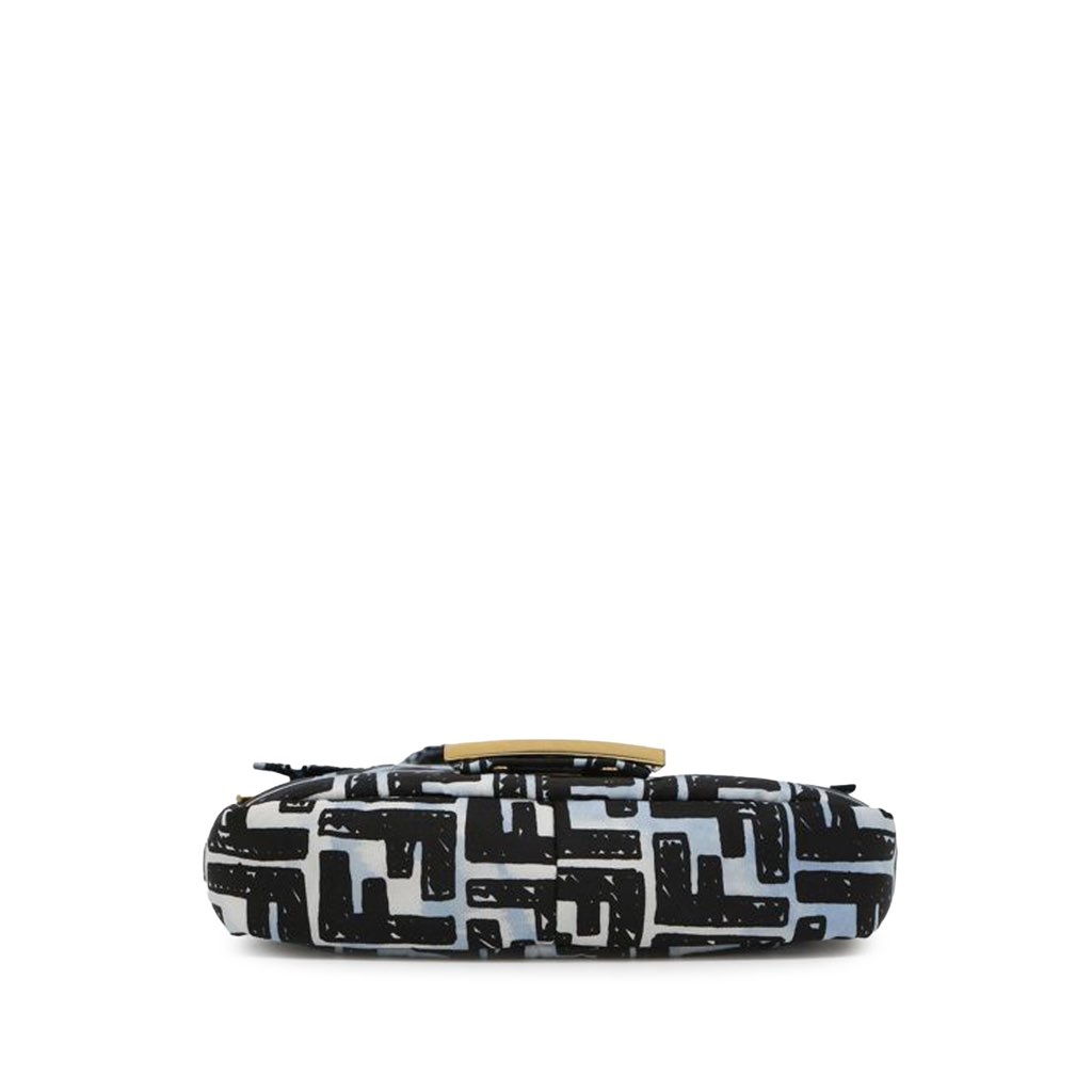 Fendi Joshua Vides Mini Zucca Nylon Convertible Baguette Satchel - 3