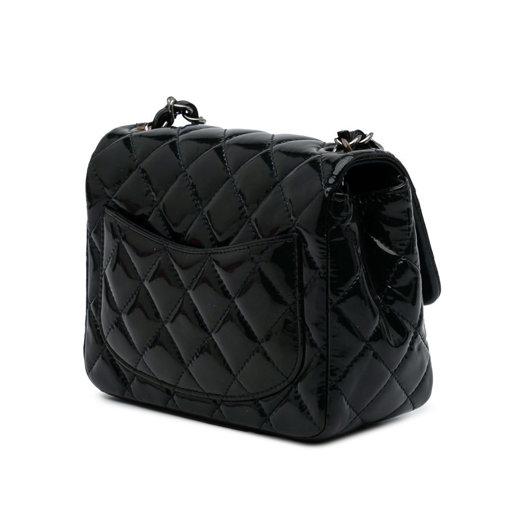 Chanel Mini Square Classic Patent Single Flap - 2