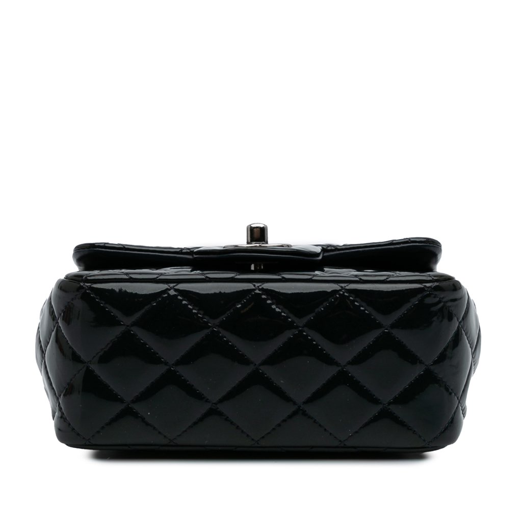 Chanel Mini Square Classic Patent Single Flap - 3