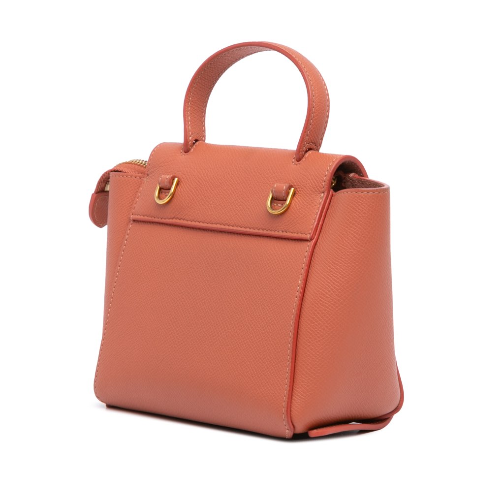 Celine Pico Grained Calfskin Belt Bag - Back view