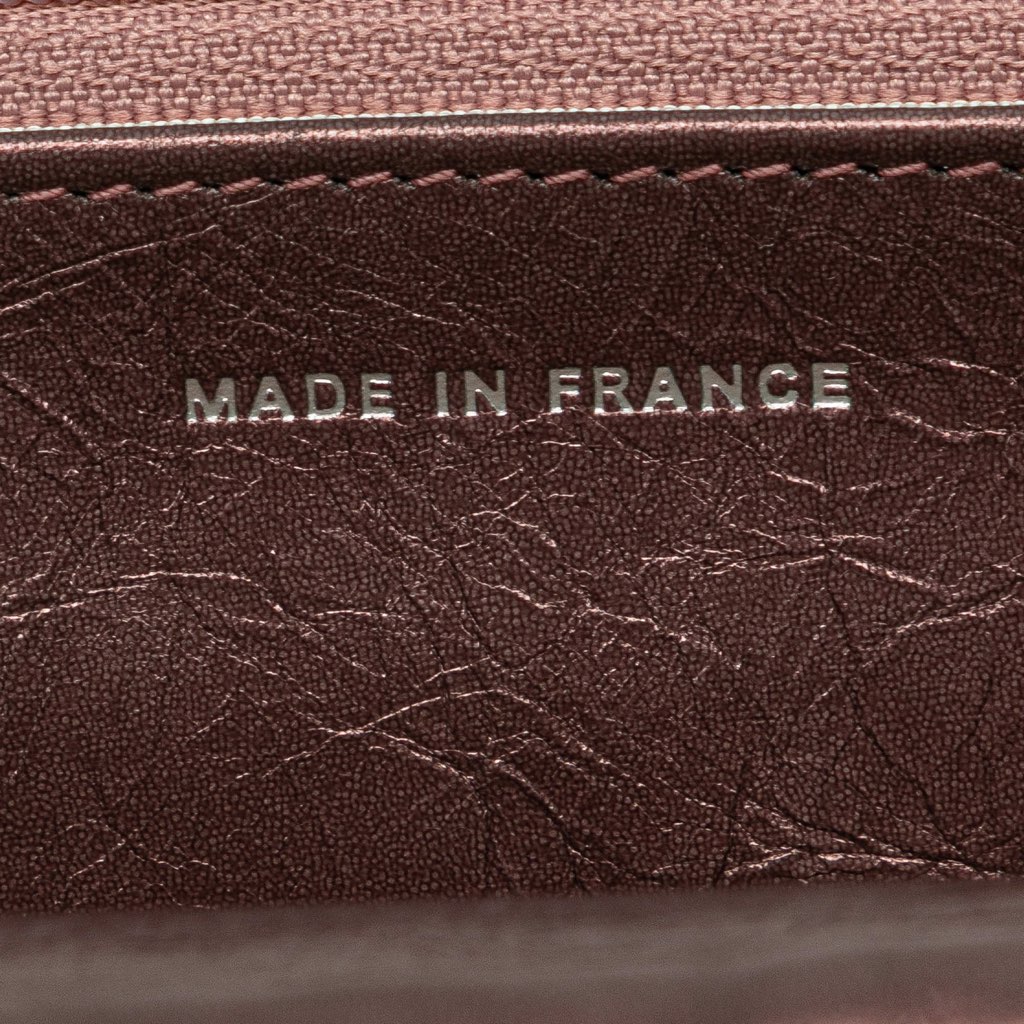 Chanel Reissue 2.55 Quilted Metallic Aged Calfskin Wallet on Chain - Detail 2