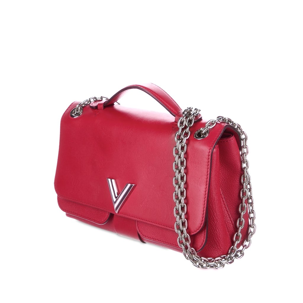 Louis Vuitton Monogram Cuir Plume Ecume Very Chain Bag - 2