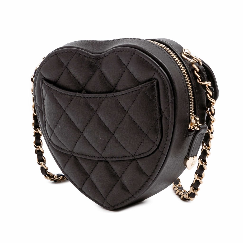 Chanel Mini Lambskin CC in Love Heart Crossbody - 2