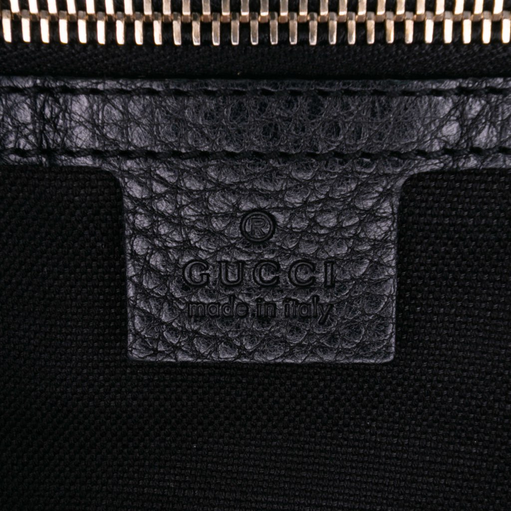 Gucci Medium Calfskin Bamboo Shopper Boston Bag - 5