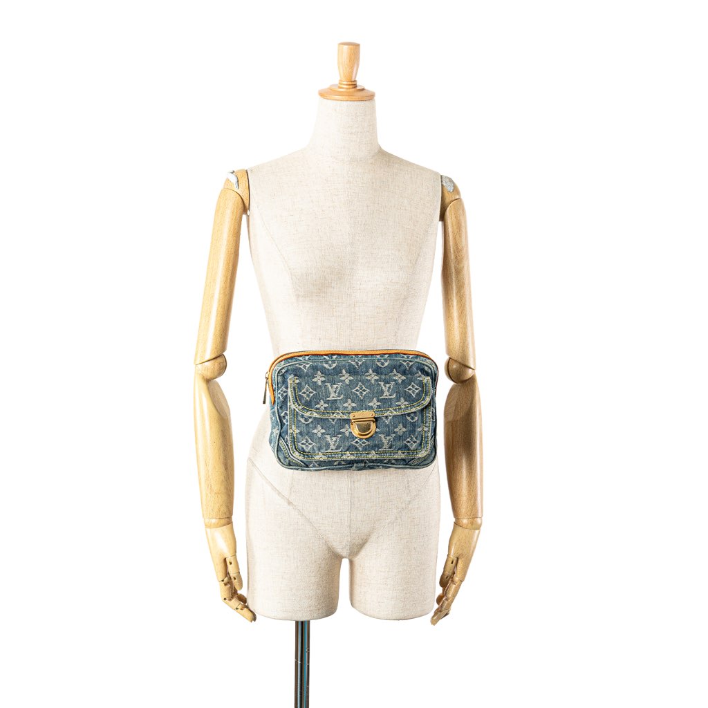 Louis Vuitton Monogram Denim Bum Bag - Image 14