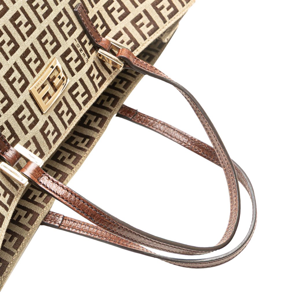 Fendi Zucchino Canvas Tote - Image 13