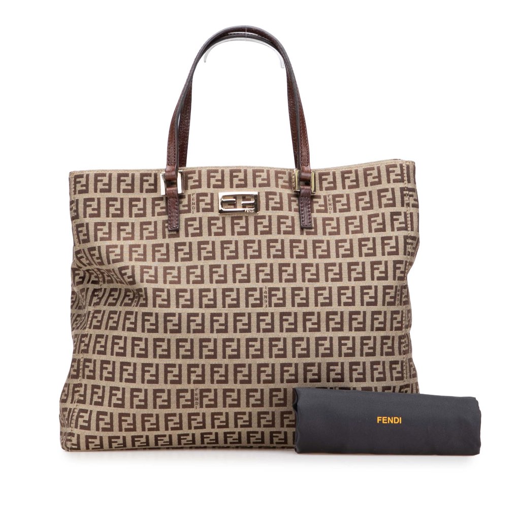 Fendi Zucchino Canvas Tote - Image 15