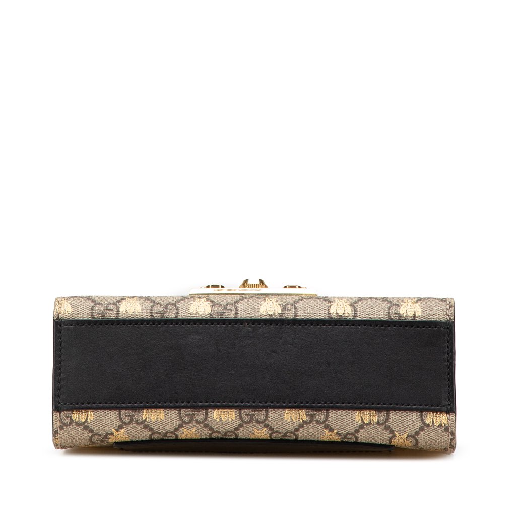 Gucci Small GG Supreme Bee Padlock Crossbody - 3