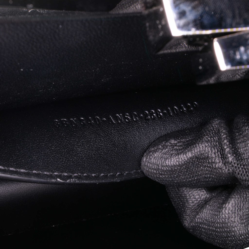 Fendi Medium Leather Peekaboo Cut Chain Shoulder Bag - 5