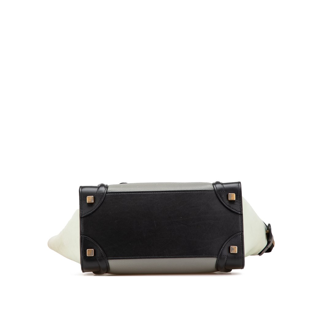 Celine Micro Tricolor Leather Luggage Tote - 3
