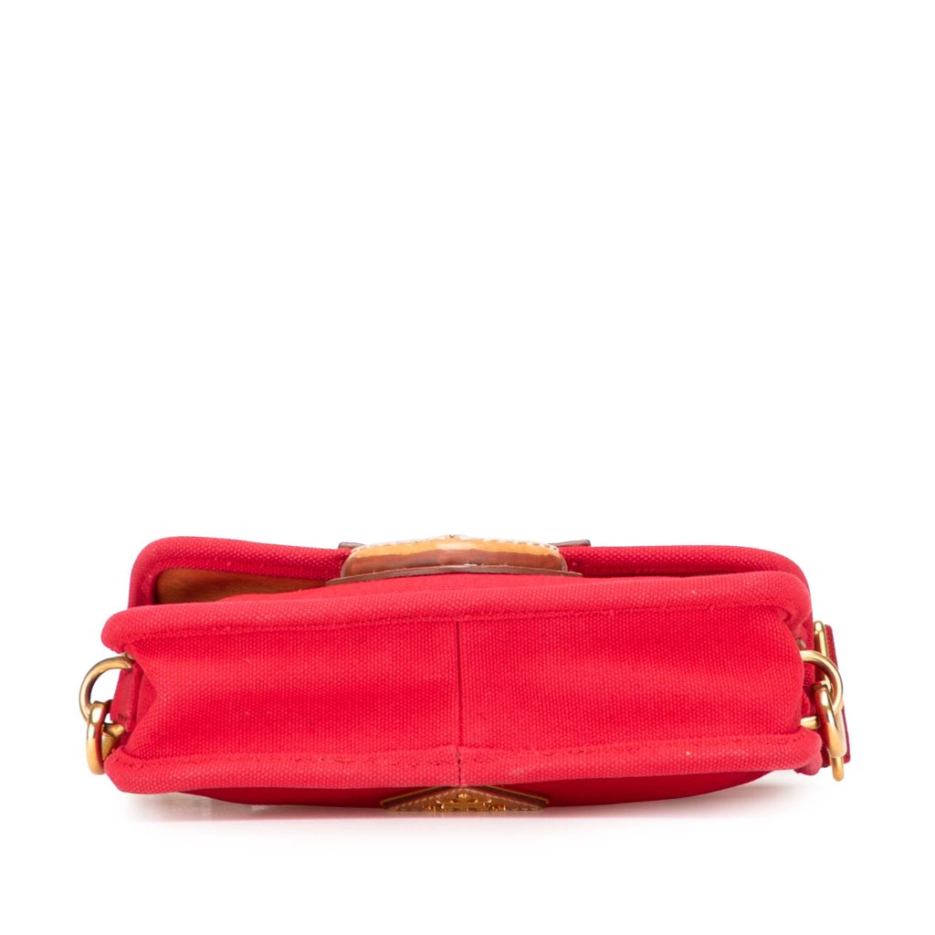 Prada Canapa Righe Crossbody - Image 6