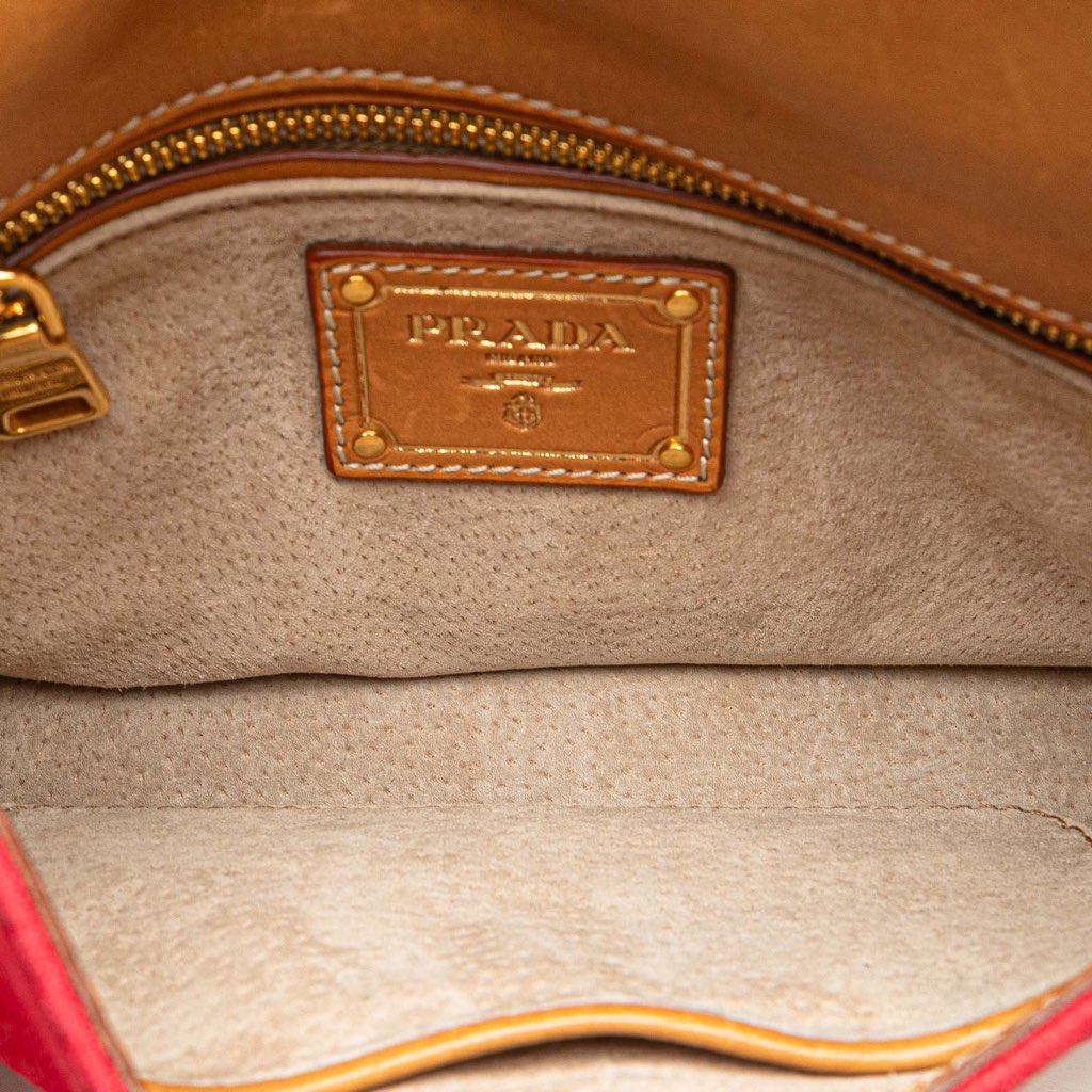 Prada Canapa Righe Crossbody - 4
