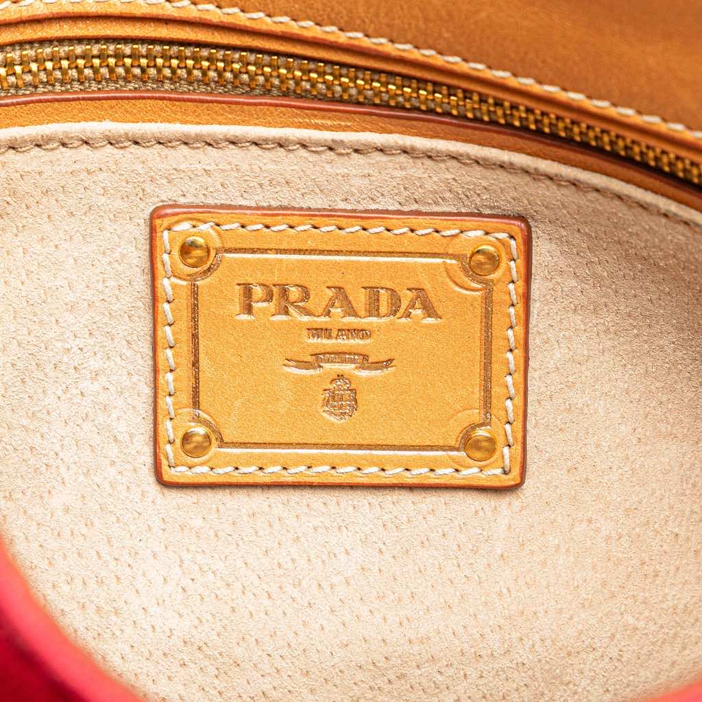 Prada Canapa Righe Crossbody - Side view