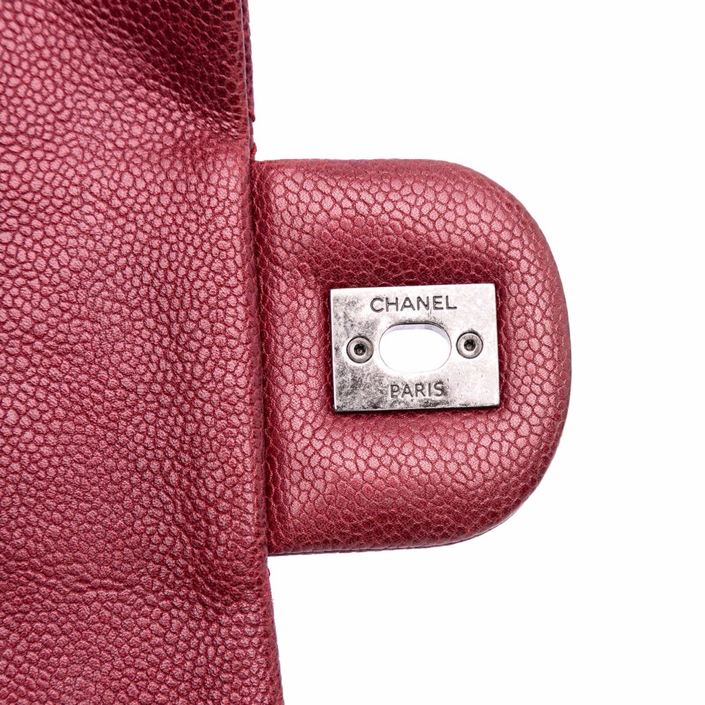 Chanel Medium Quilted Caviar Easy Flap - Detail 2