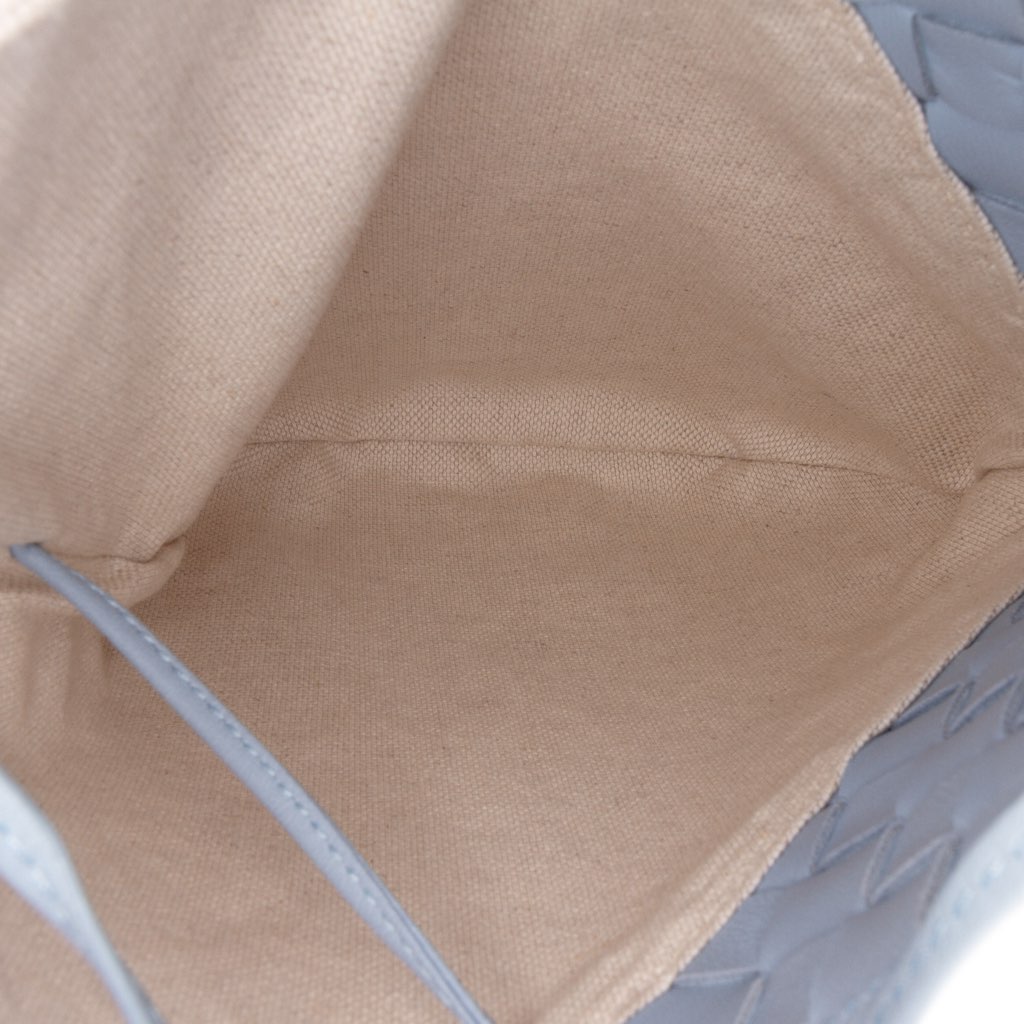 Bottega Veneta Small Nappa and Canvas Intrecciato Solstice Shoulder Bag - Side view