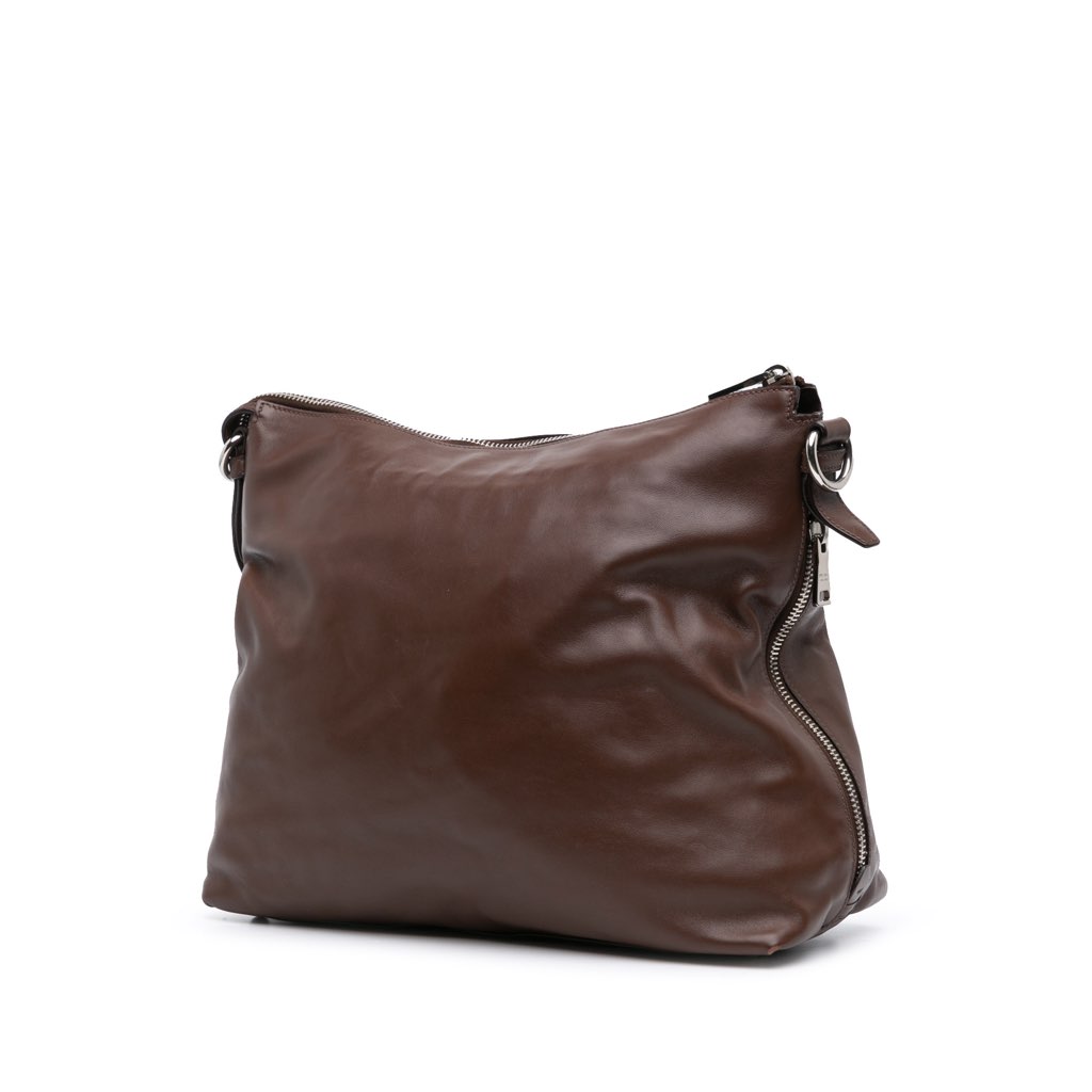 Prada Soft Calf Side Zip Hobo - 2