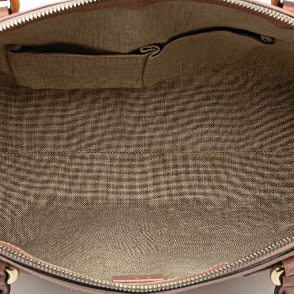 Gucci Medium Leather GG Charm Dome Satchel - 4