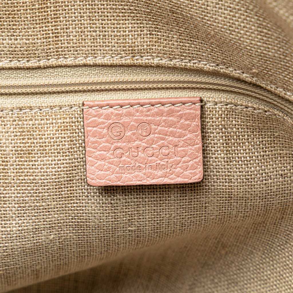 Gucci Medium Leather GG Charm Dome Satchel - 5