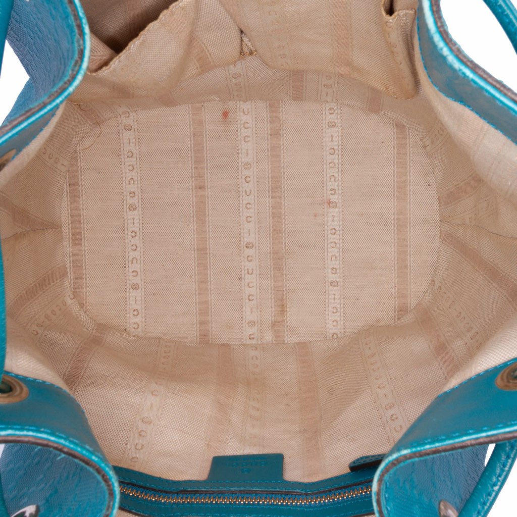 Gucci Medium Calfskin Bright Diamante Bucket - 4