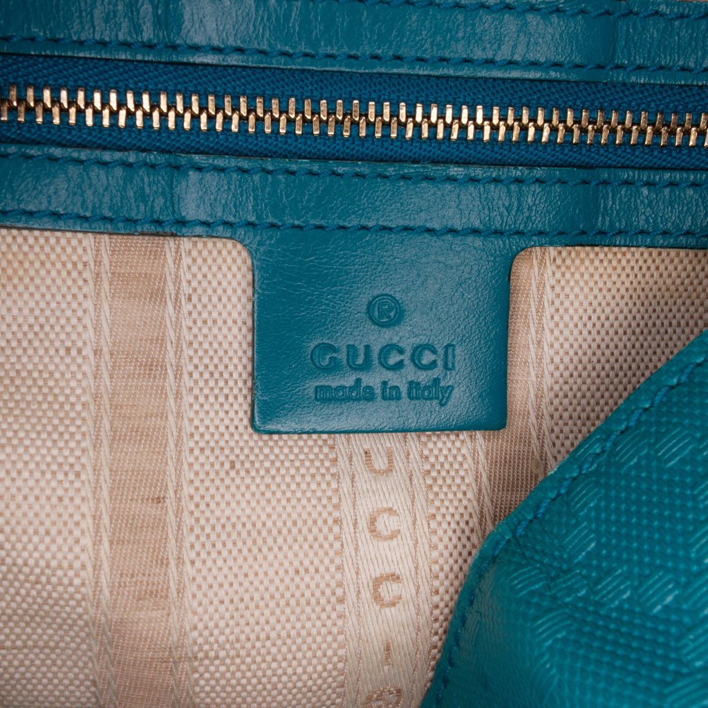 Gucci Medium Calfskin Bright Diamante Bucket - 5