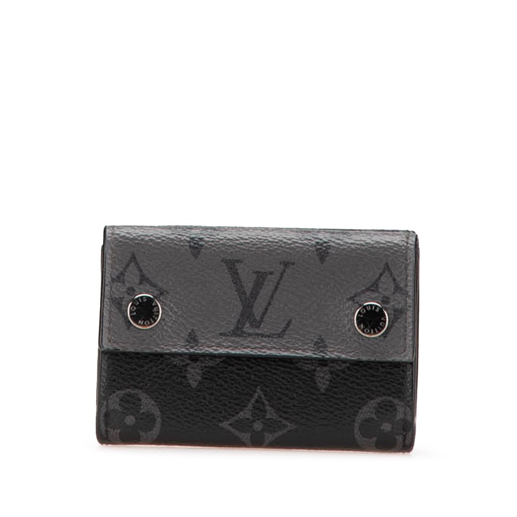 Louis Vuitton Monogram Eclipse Reverse Discovery Compact Wallet