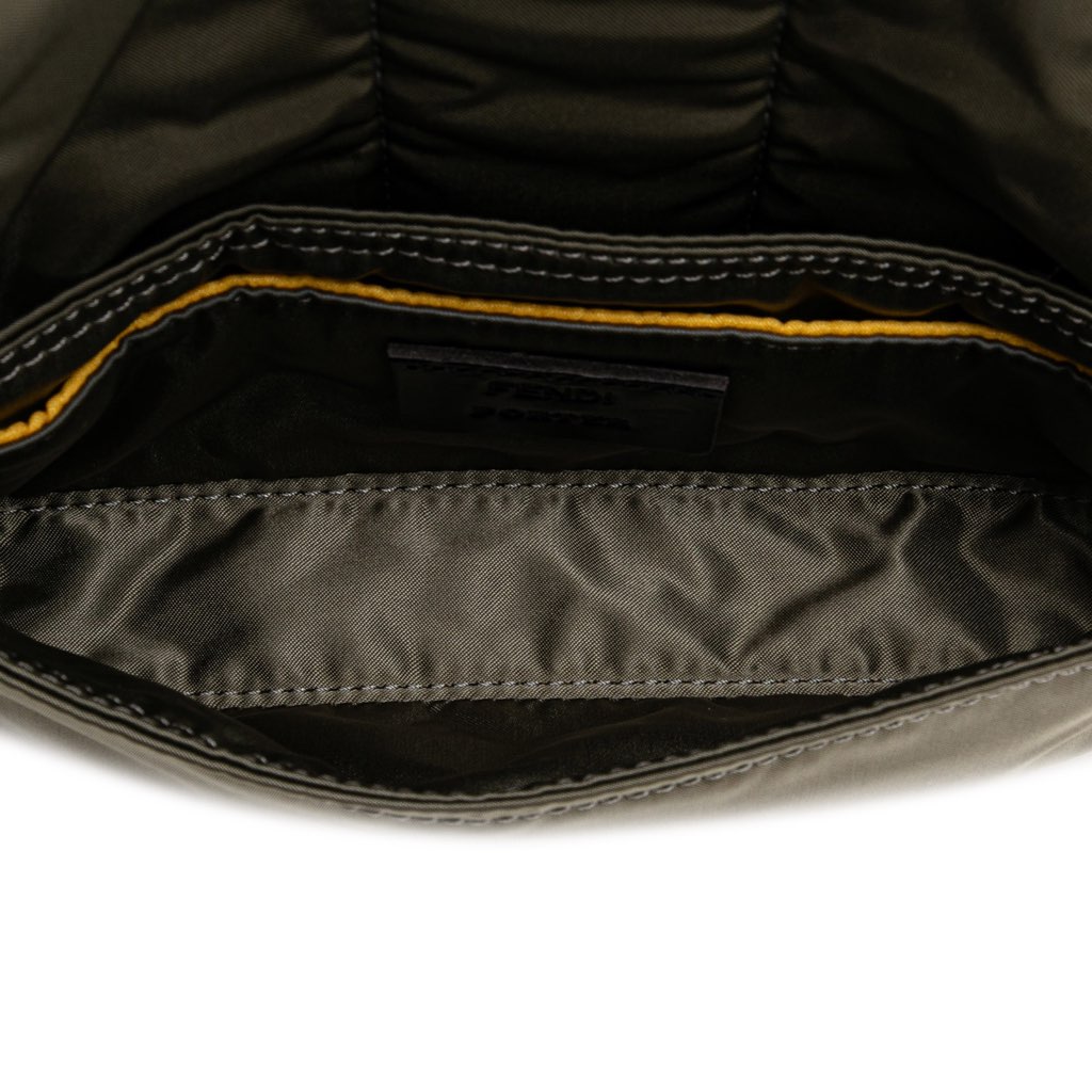 Fendi Porter Yoshida Nylon Baguette Satchel - 4