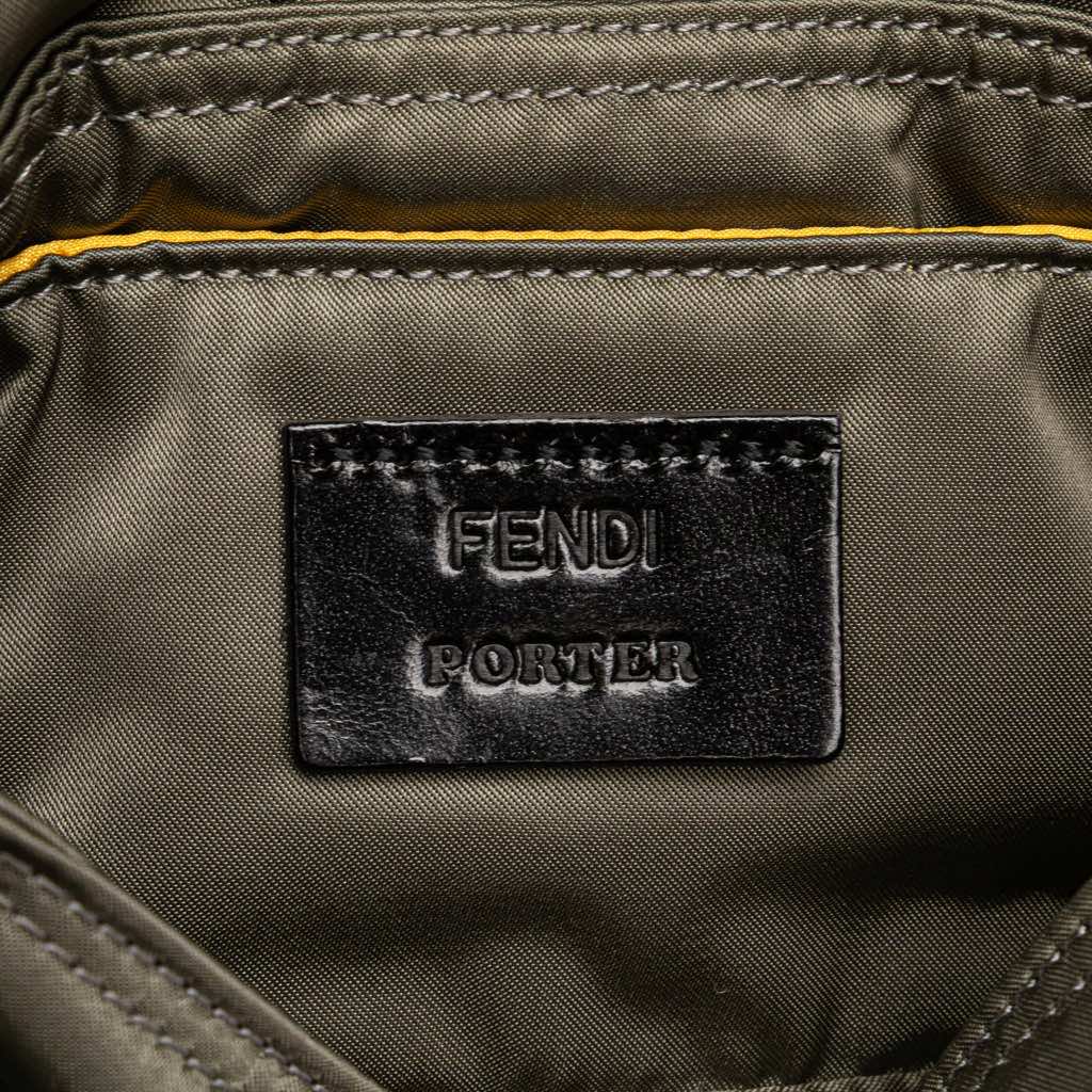 Fendi Porter Yoshida Nylon Baguette Satchel - 5