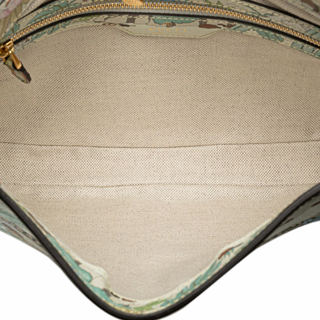 Gucci Yuko Higuchi Small Calfskin  Floral Print Jackie 1961 - 4